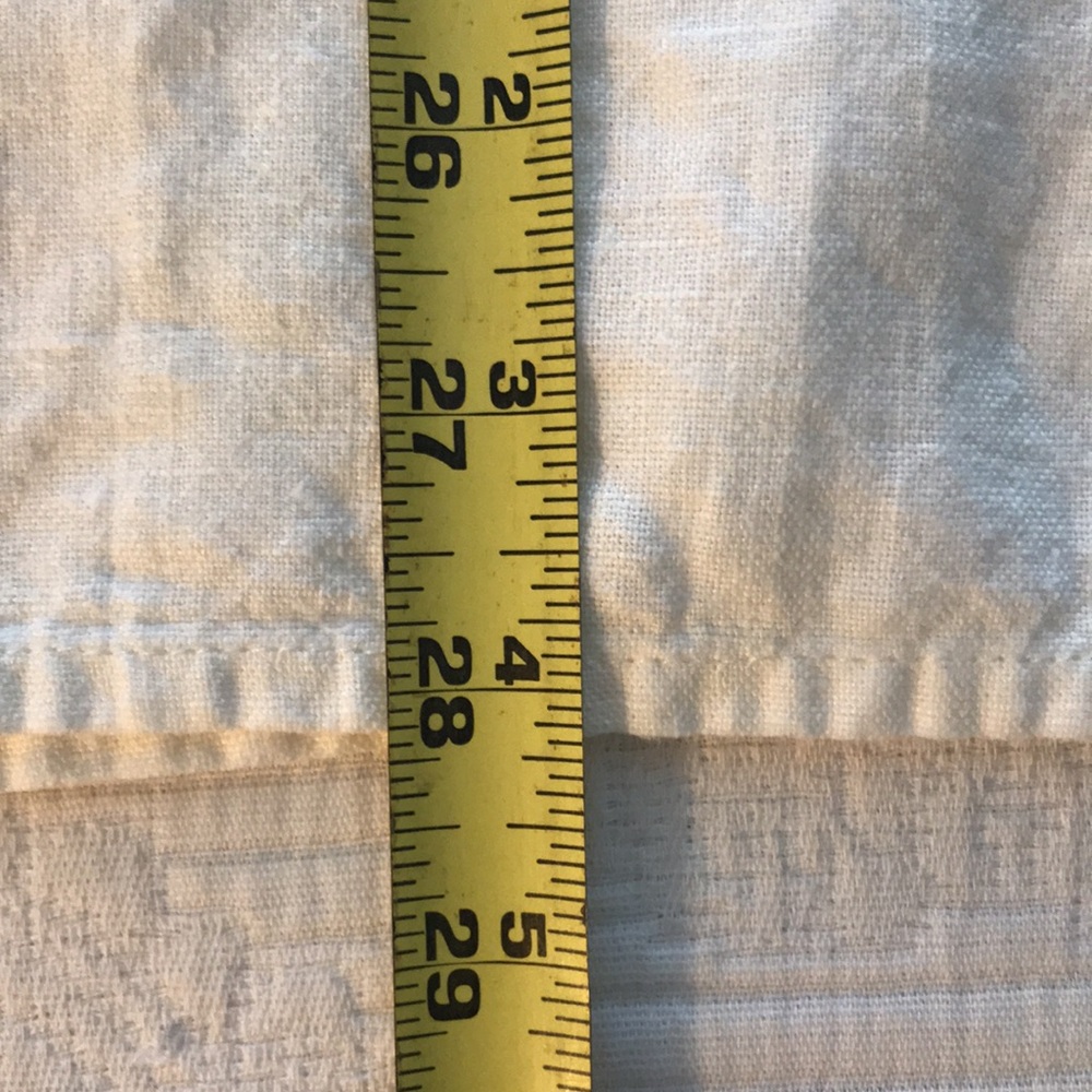 Flax by Jeanne Engelhart Linen Blue Jumper Dress w/ White Shirt 22 to 24 - Picture 15 of 16